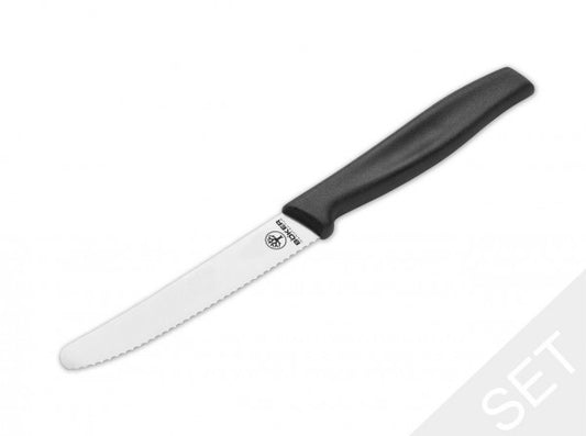 03BO006 BÖKER BROTCHENMESSER SET 6 Black (Steak Knife / Sandwich knife Set)